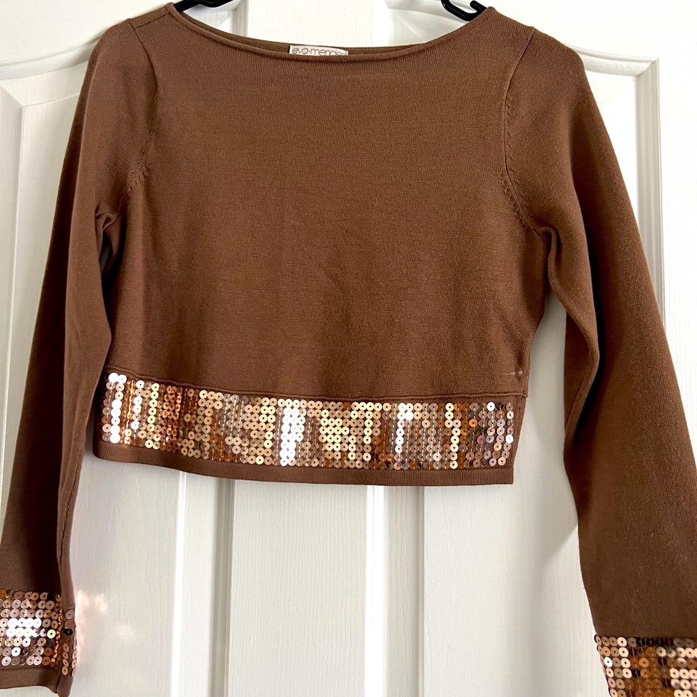 Eva Mendez brown sequence top